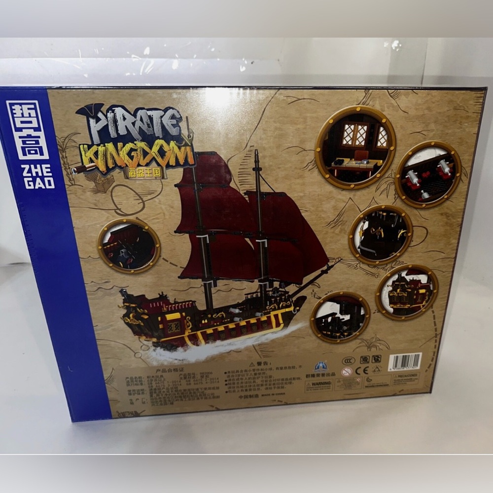 Queen Ann’s Revenge Ship Pirates of the Caribbean Boat Building Blocks Toy NEW - Picture 5 of 5